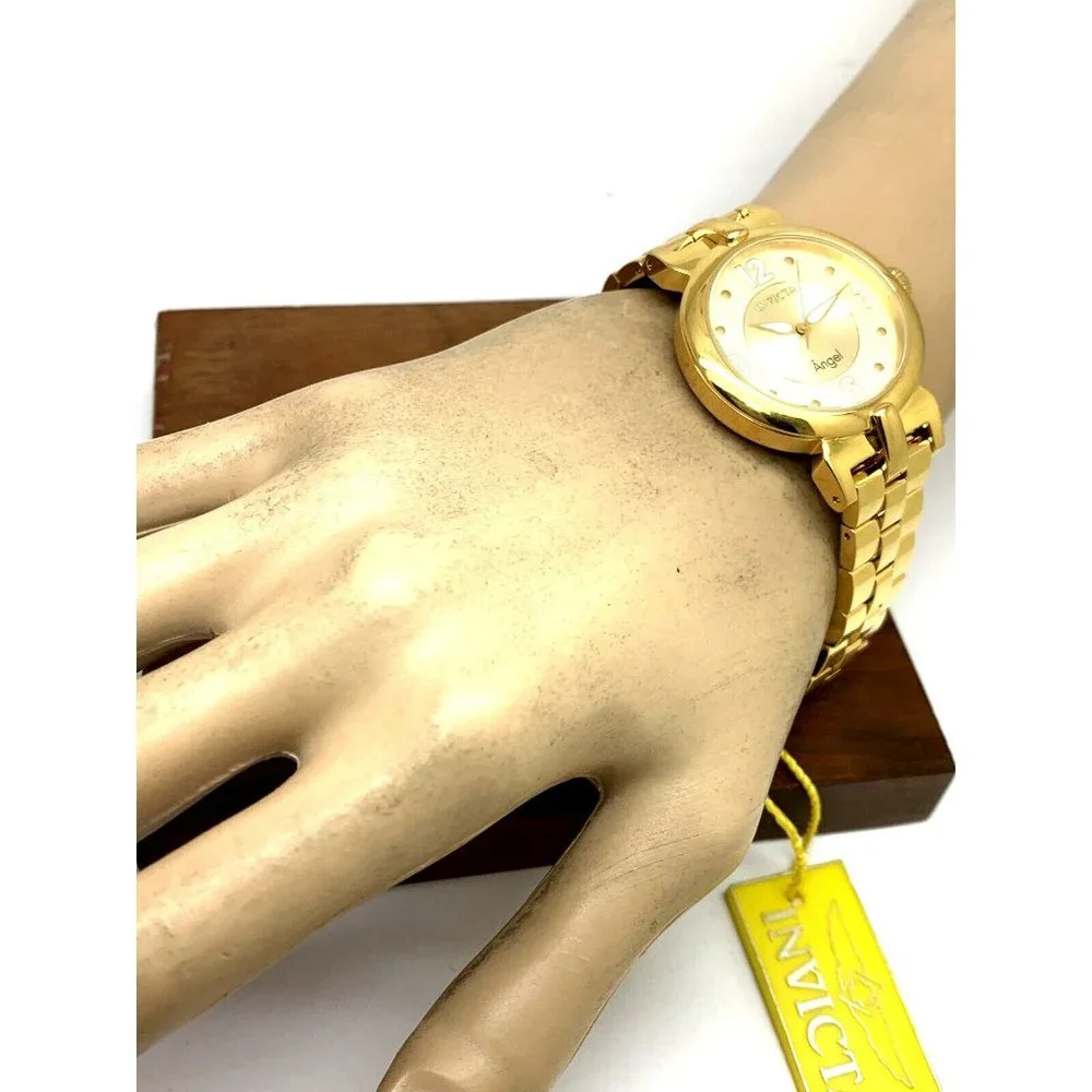 Invicta Angel Women’s Gold-Tone Bracelet Watch